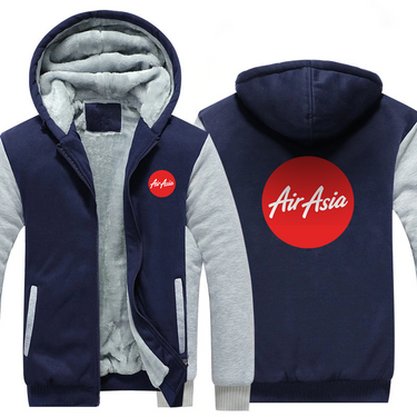 ASIA AIRLINES JACKETS FLEECE SWEATSHIRT